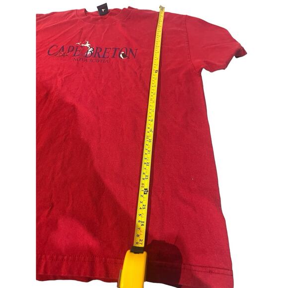 vintage cape breton Tshirt Size Xl Red Vacation Shirt - Picture 3 of 7
